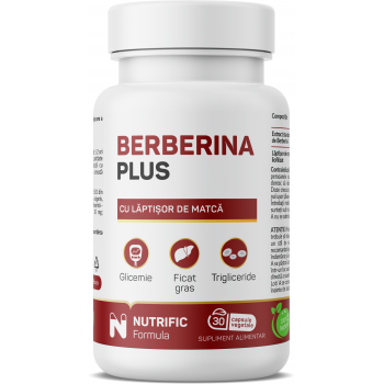 Berberina Plus 500mg 30 cps vegeta NUTRIFIC