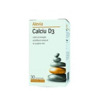 Calciu d3 (formula citrat) 30 cpr ALEVIA