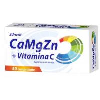 Calciu, magneziu, zinc + vitamina c