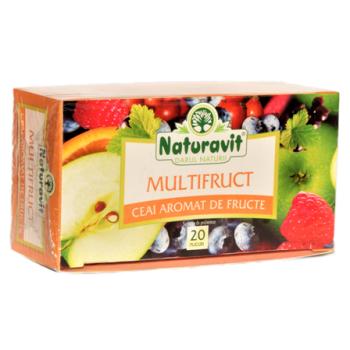 Ceai multifruct 20 pl NATURAVIT