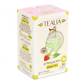 Ceai strawberry 20 pl TEALIA