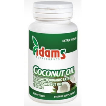 Coconut oil 1000mg  30 cps ADAMS SUPPLEMENTS