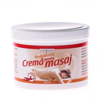 Crema pentru masaj cu ardei iute 500 ml CASA HERBA