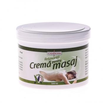Crema pentru masaj cu extract de salvie 500 ml CASA HERBA