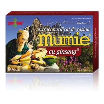 Extract de rasina mumie cu ginseng-tablete 60 tbl DAMAR