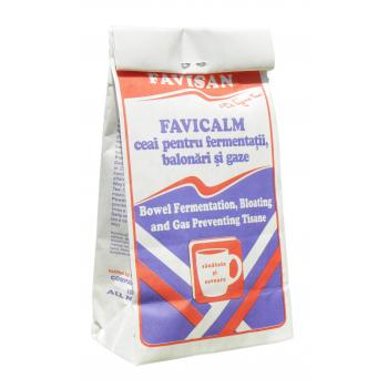 Favicalm ceai pentru fermentatii, balonari si gaze a049 50 gr FAVISAN