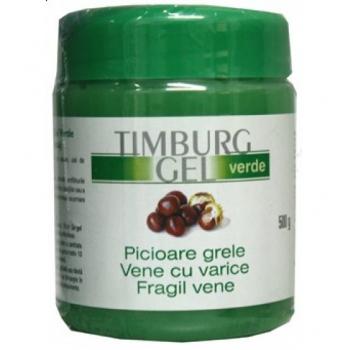 Timburg verde gel pentru picioare grele si varice  500 ml TRANS ROM