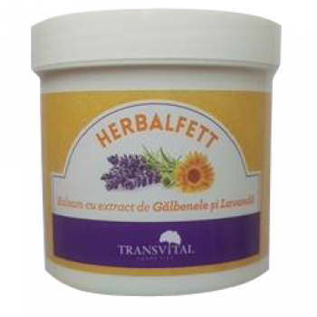 Herbalfett balsam galbenele si lavanda  250 ml PARAPHARM