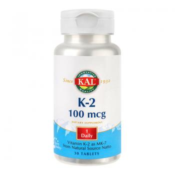 Vitamina K-2 100mcg  30 cps KAL