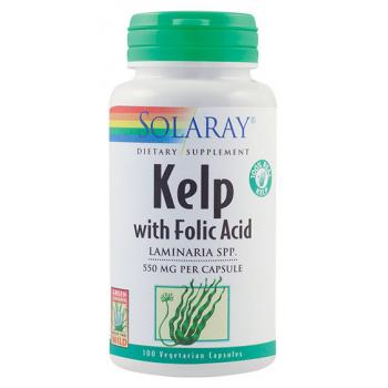 Kelp with folic acid 100 cps SOLARAY