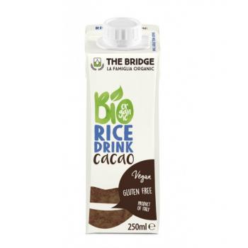 Lapte din orez cu cacao bio 250 ml THE BRIDGE