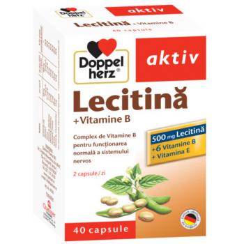 Lecitina +vitamina b +vitamina e 40 cps DOPPEL HERZ