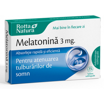 Melatonina sublinguala 3mg 15 cpr ROTTA NATURA