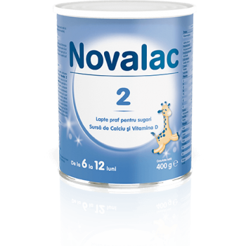 Novalac 2, lapte praf pentru sugari 400 gr SUN WAVE PHARMA