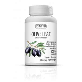 Olive leaf, sustine sanatatea cardiovasculara si imunitatea 60 cps ZENYTH