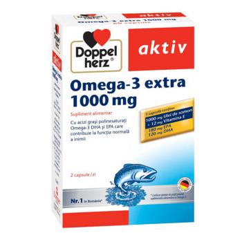 Omega 3 extra 1000 mg 60 cps DOPPEL HERZ