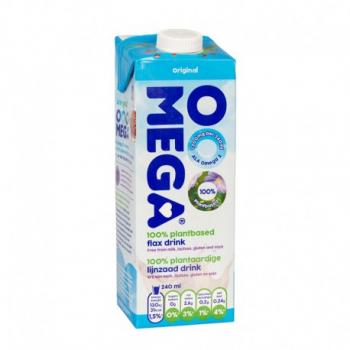 Omega lapte de in cu vitamine si calciu 1 ml SANO VITA