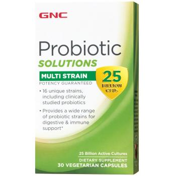 Probiotic solutions multi strain 25mil.  30 cps GNC