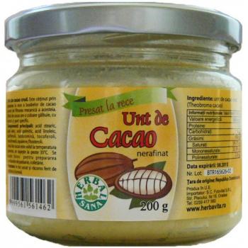 Pasta vegetala cacao nerafinata 200 ml HERBALSANA