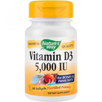 Vitamin d3 5000ui 60 cps NATURES WAY