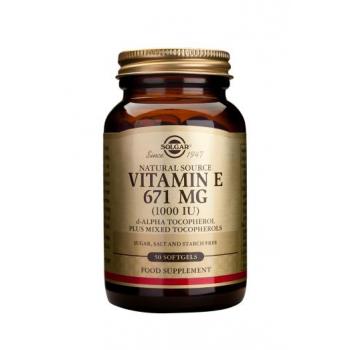 Vitamina e 671 mg (1000 iu) 50 cps SOLGAR