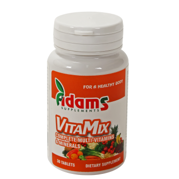 Vitamix, complex de multivitamine si minerale 30 tbl ADAMS SUPPLEMENTS