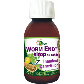 Worm end, inamicul parazitilor 100 ml AYURMED